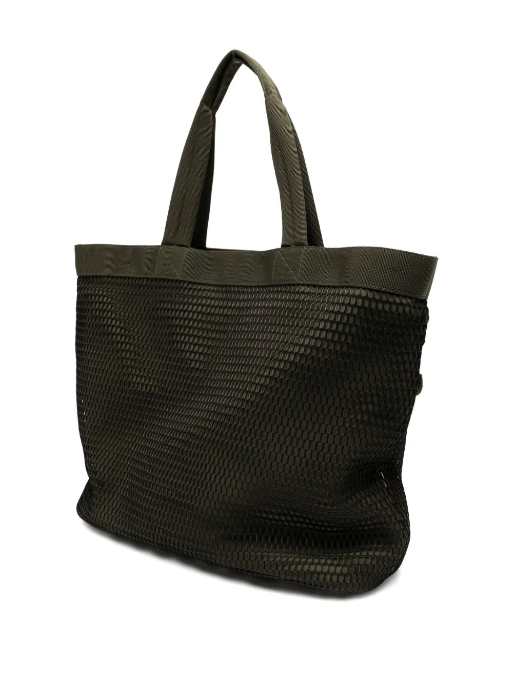 Pre-OwnedCHANEL Pre-OwnedSporty Gym Mesh Nylon Dark Green Tote