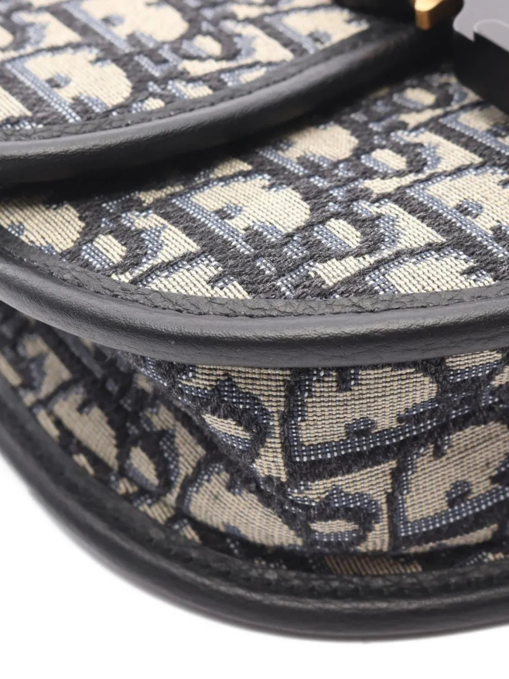 Pre-OwnedChristian Dior Pre-Owned10s Gallop oblique-pattern saddle bag