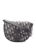 Pre-OwnedChristian Dior Pre-Owned10s Gallop oblique-pattern saddle bag