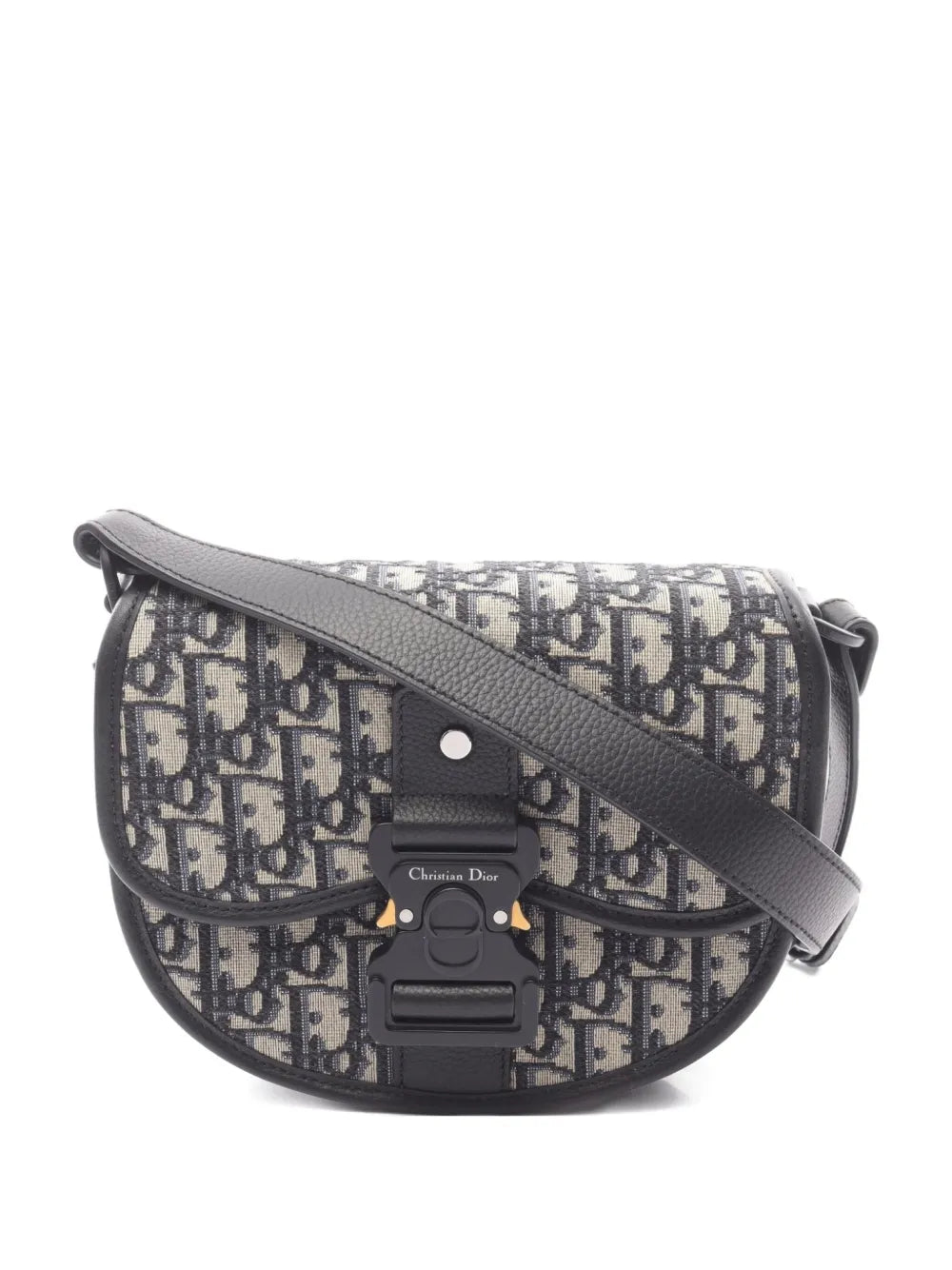 Pre-OwnedChristian Dior Pre-Owned10s Gallop oblique-pattern saddle bag