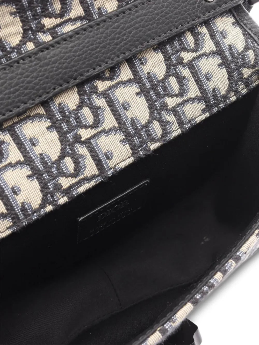 Pre-OwnedChristian Dior Pre-Owned10s Gallop oblique-pattern saddle bag