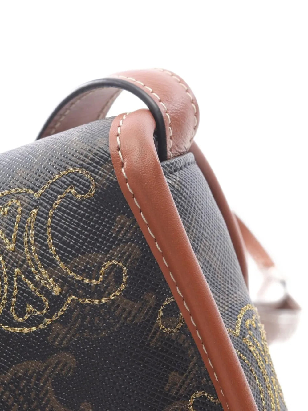 Pre-OwnedCeline Pre-Ownedmini 2010s Triomphe leather shoulder bag