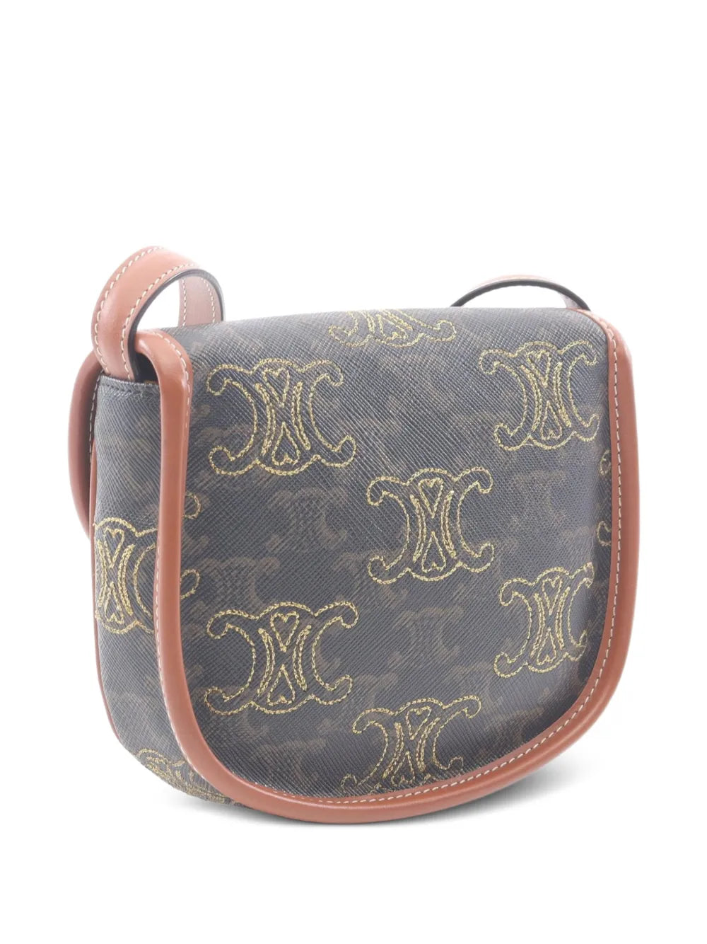 Pre-OwnedCeline Pre-Ownedmini 2010s Triomphe leather shoulder bag