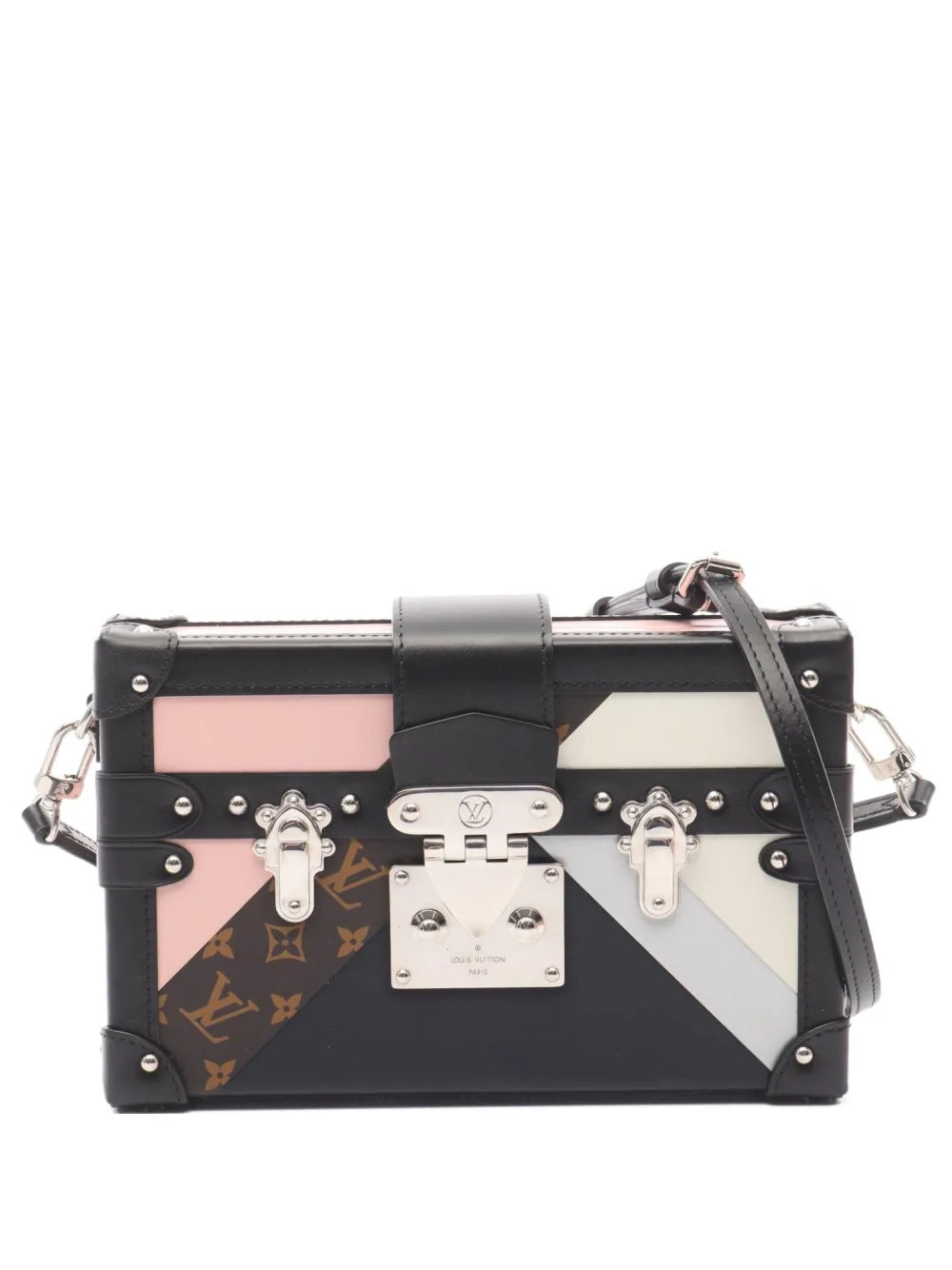 Pre-OwnedLouis Vuitton Pre-Owned2019 Petite Malle leather cross body bag