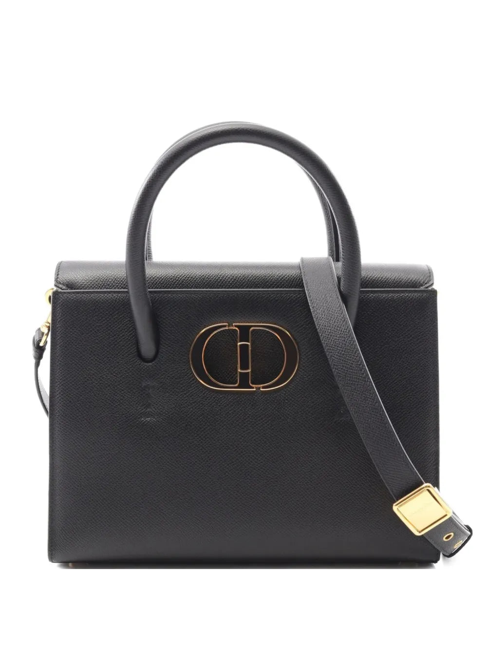 Pre-OwnedChristian Dior Pre-Owned2010s leather CD clasp handbag