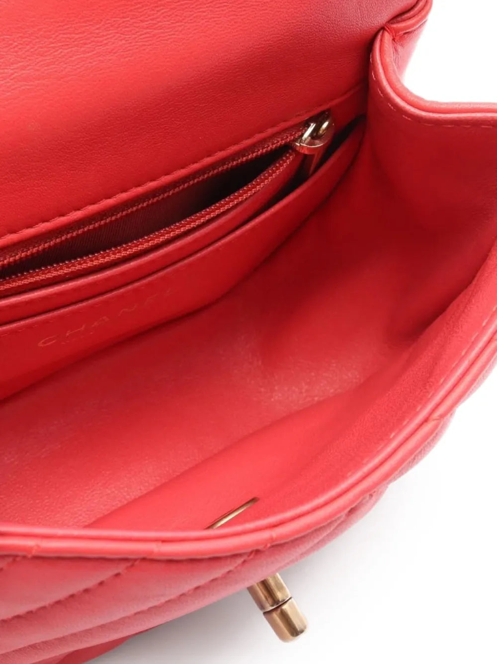Pre-OwnedCHANEL Pre-Owned2017-2018 Chevron V-stitch two-way handbag