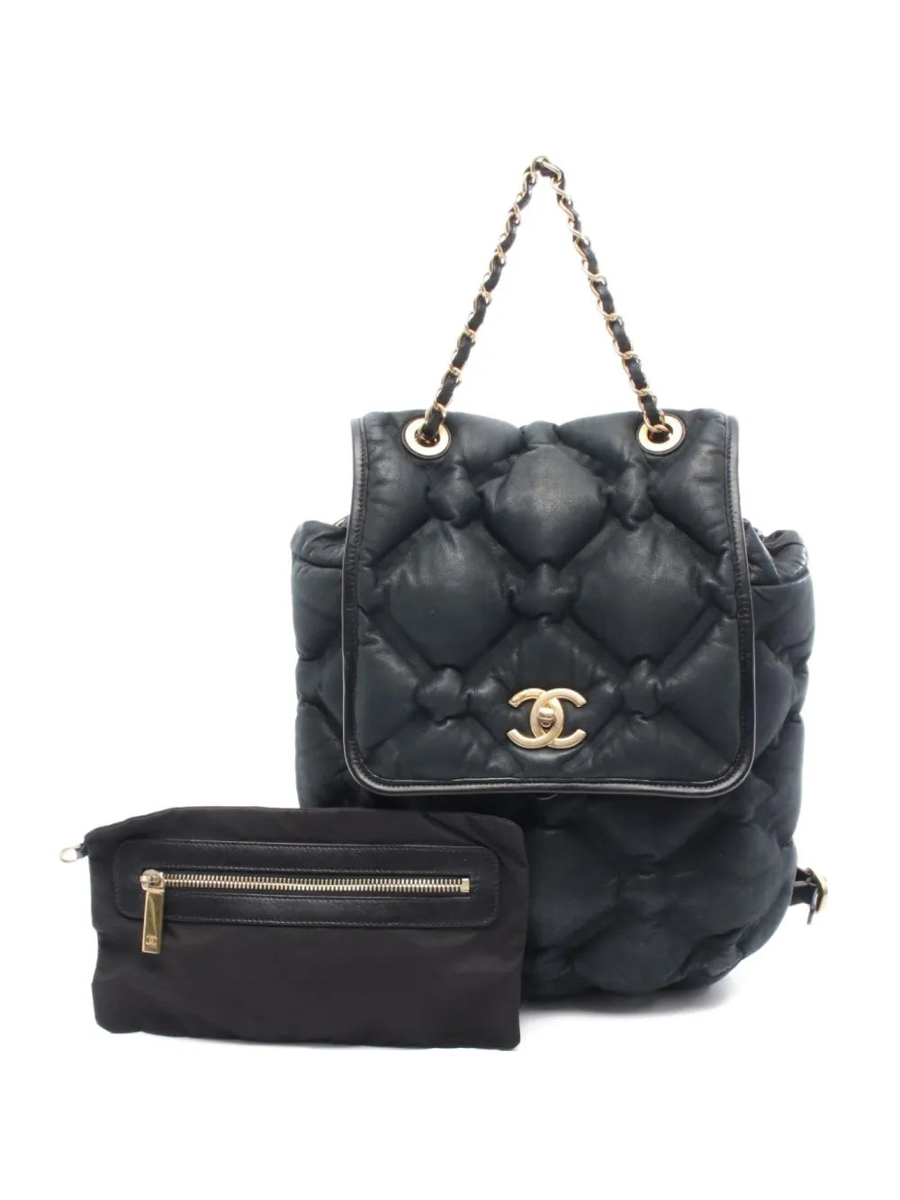 Pre-OwnedCHANEL Pre-Owned2016-2017 quilted backpack