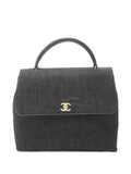 Pre-OwnedCHANEL Pre-Owned1997-1999 Coco Mark denim handbag