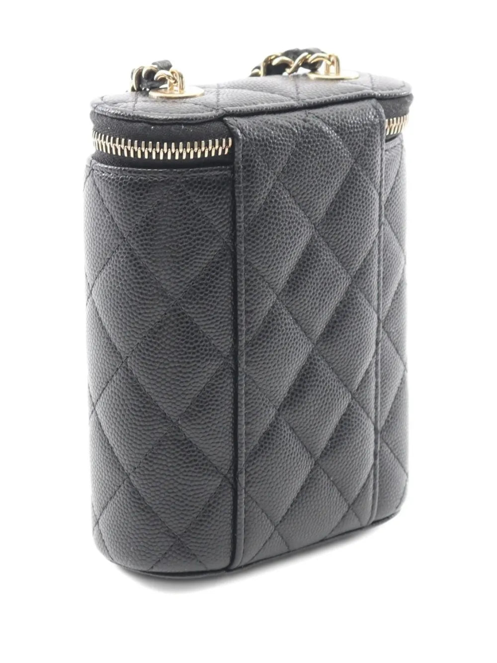 Pre-OwnedCHANEL Pre-Owned2010s matelasse Vanity bag
