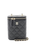 Pre-OwnedCHANEL Pre-Owned2010s matelasse Vanity bag