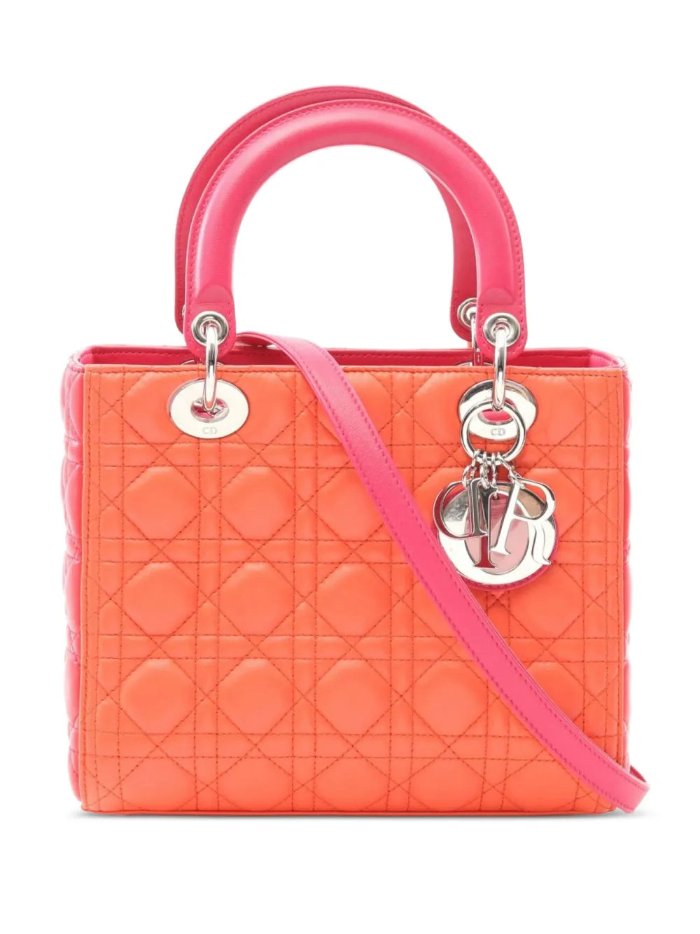 Pre-OwnedChristian Dior Pre-Owned2010s Lady Dior two-way handbag