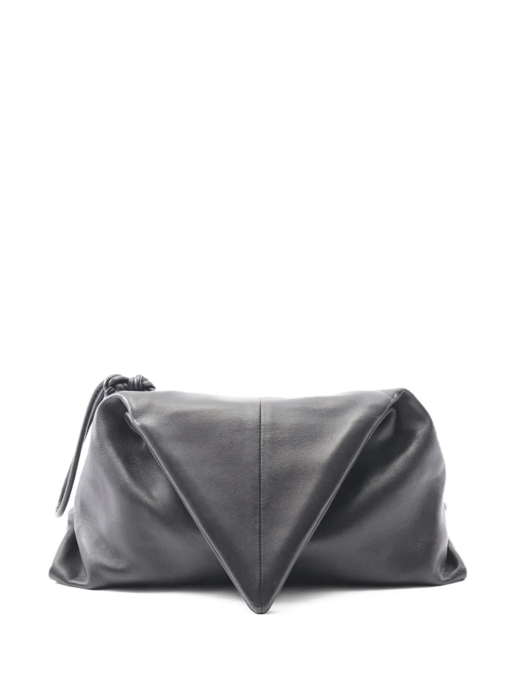 Pre-OwnedBottega Veneta Pre-Owned2010s Trine triangle-flap clutch bag