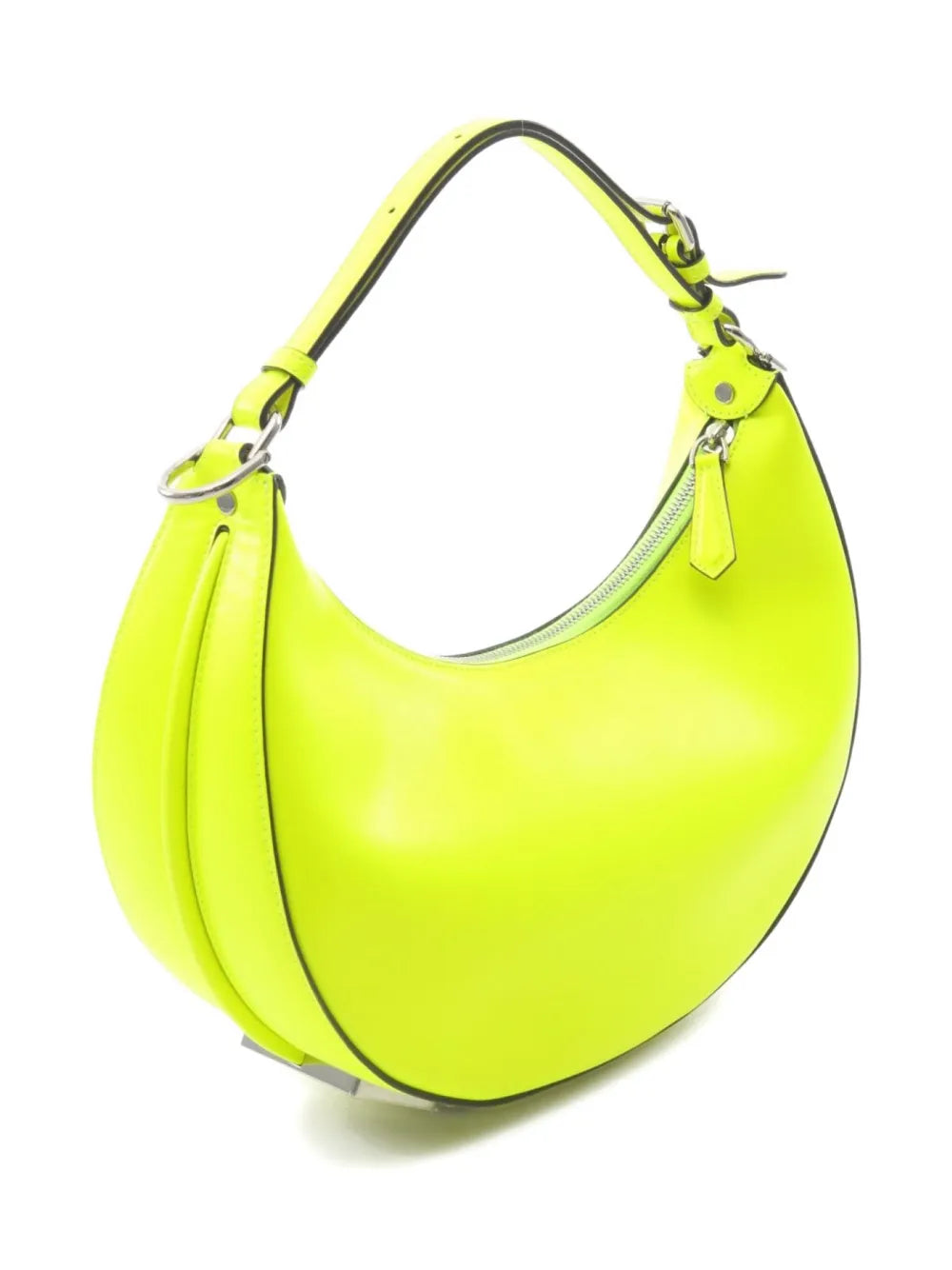Pre-OwnedFendi Pre-Owned2010s crescent leather handbag
