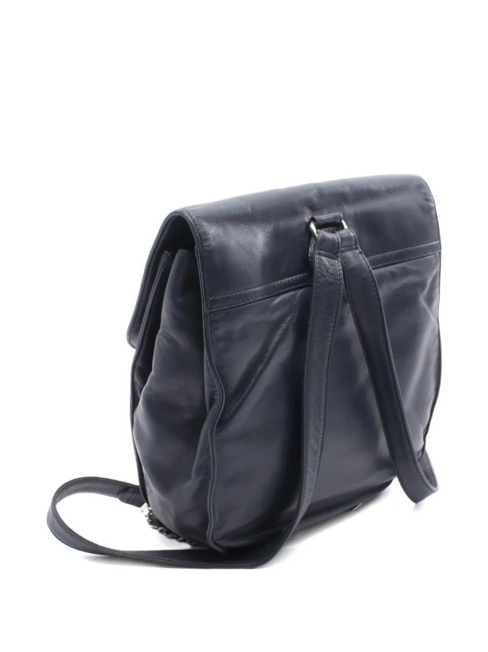 Pre-OwnedCHANEL Pre-Owned1996-1997 leather signature interlocking CC logo backpack