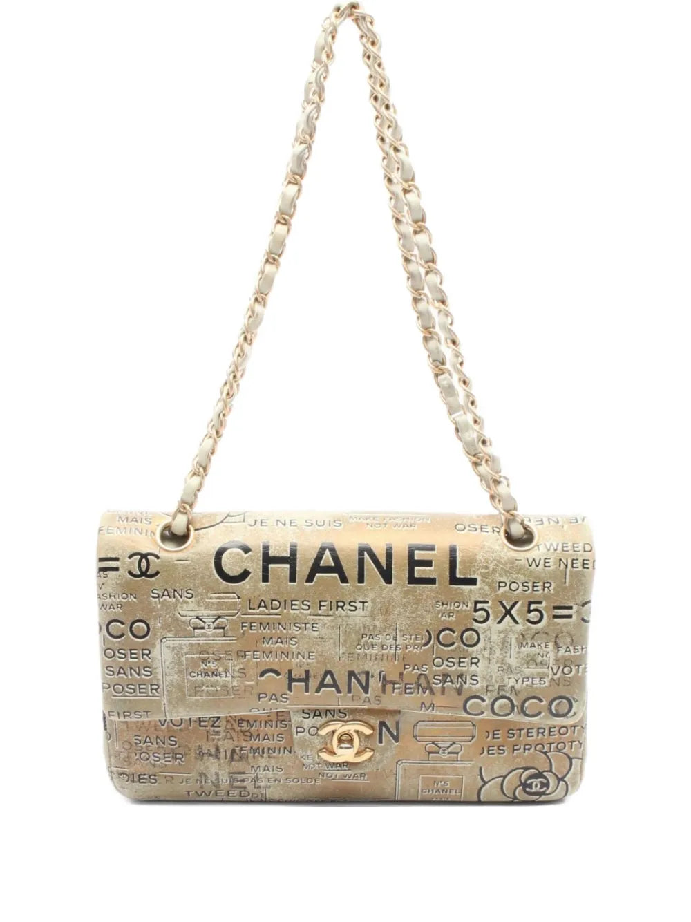 Pre-OwnedCHANEL Pre-Owned2015-2016 matelasse chain shoulder bag