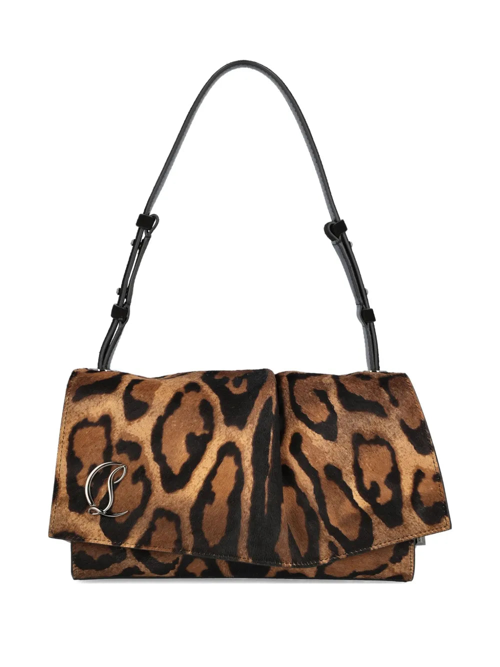 Christian LouboutinBaggy leopard-print shoulder bag