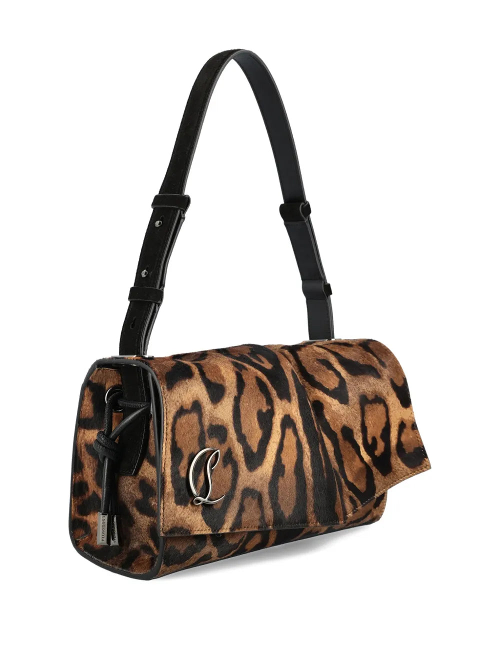 Christian LouboutinBaggy leopard-print shoulder bag