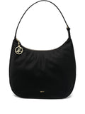 agn? b. large logo-plaque shoulder bag