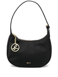 agn? b. small logo-plaque shoulder bag