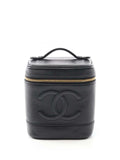 Pre-OwnedCHANEL Pre-Owned2000-2002 CC Caviar Case vanity bag