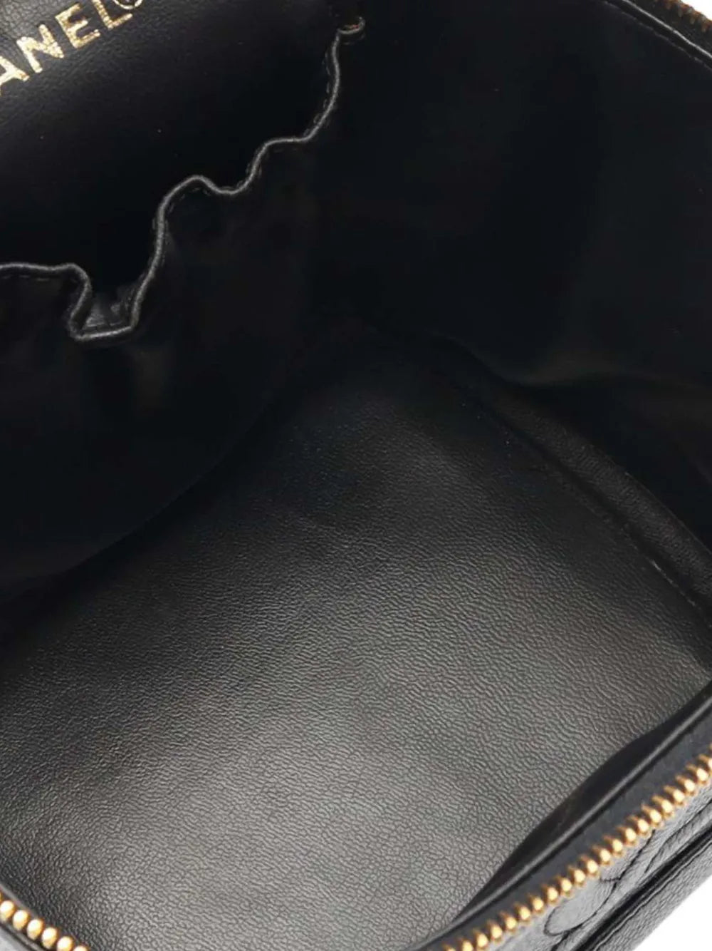 Pre-OwnedCHANEL Pre-Owned2000-2002 CC Caviar Case vanity bag