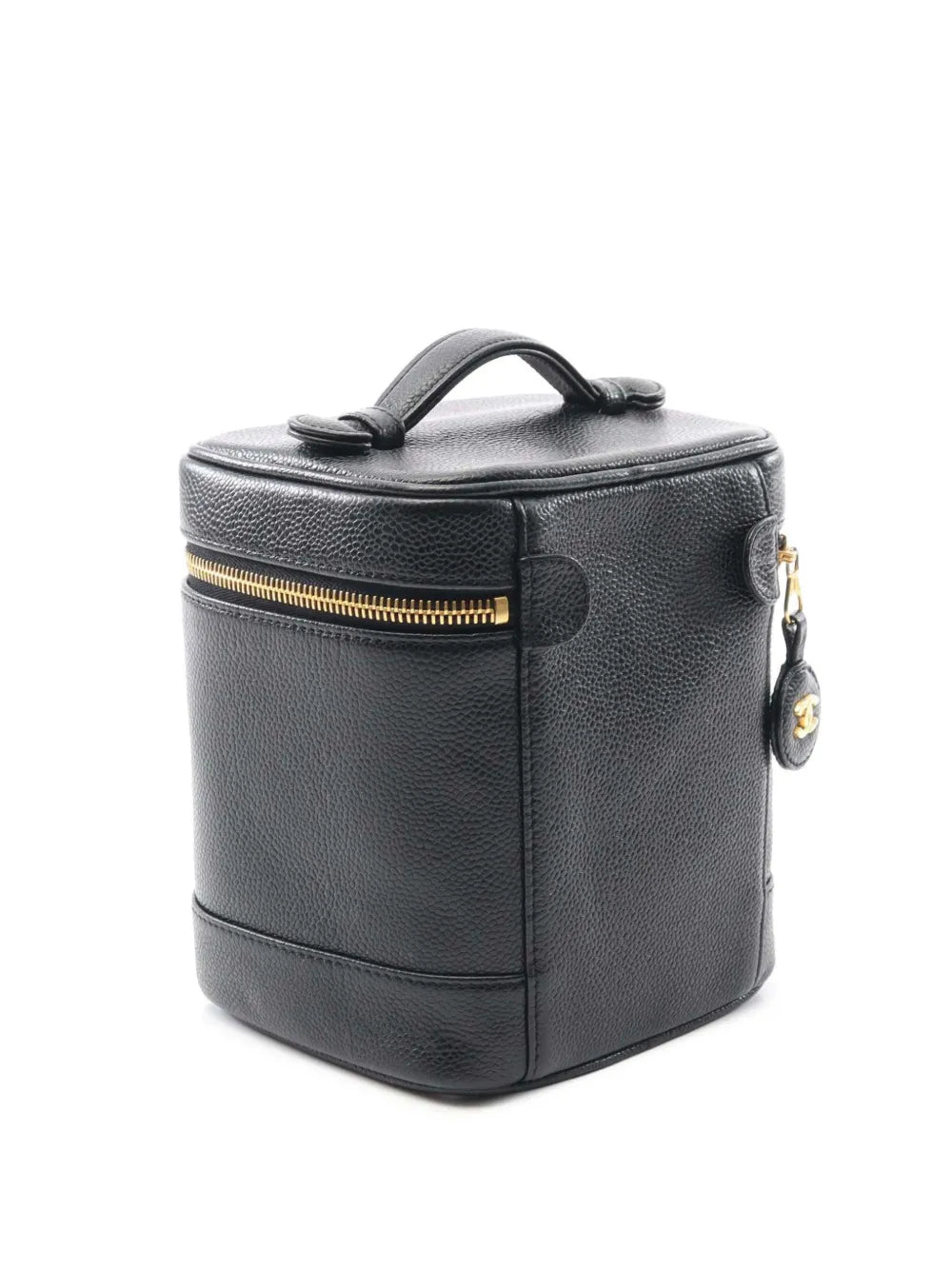 Pre-OwnedCHANEL Pre-Owned2000-2002 CC Caviar Case vanity bag