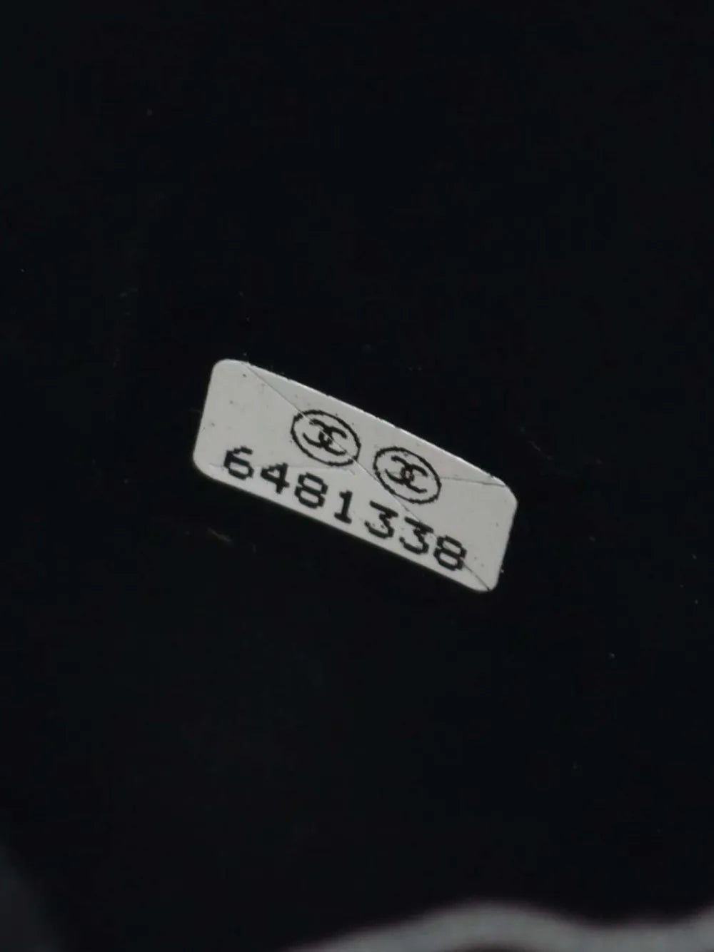 Pre-OwnedCHANEL Pre-Owned2000-2002 CC Caviar Case vanity bag