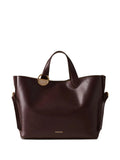 Borbonesemedium Bridle ring-detail leather tote bag