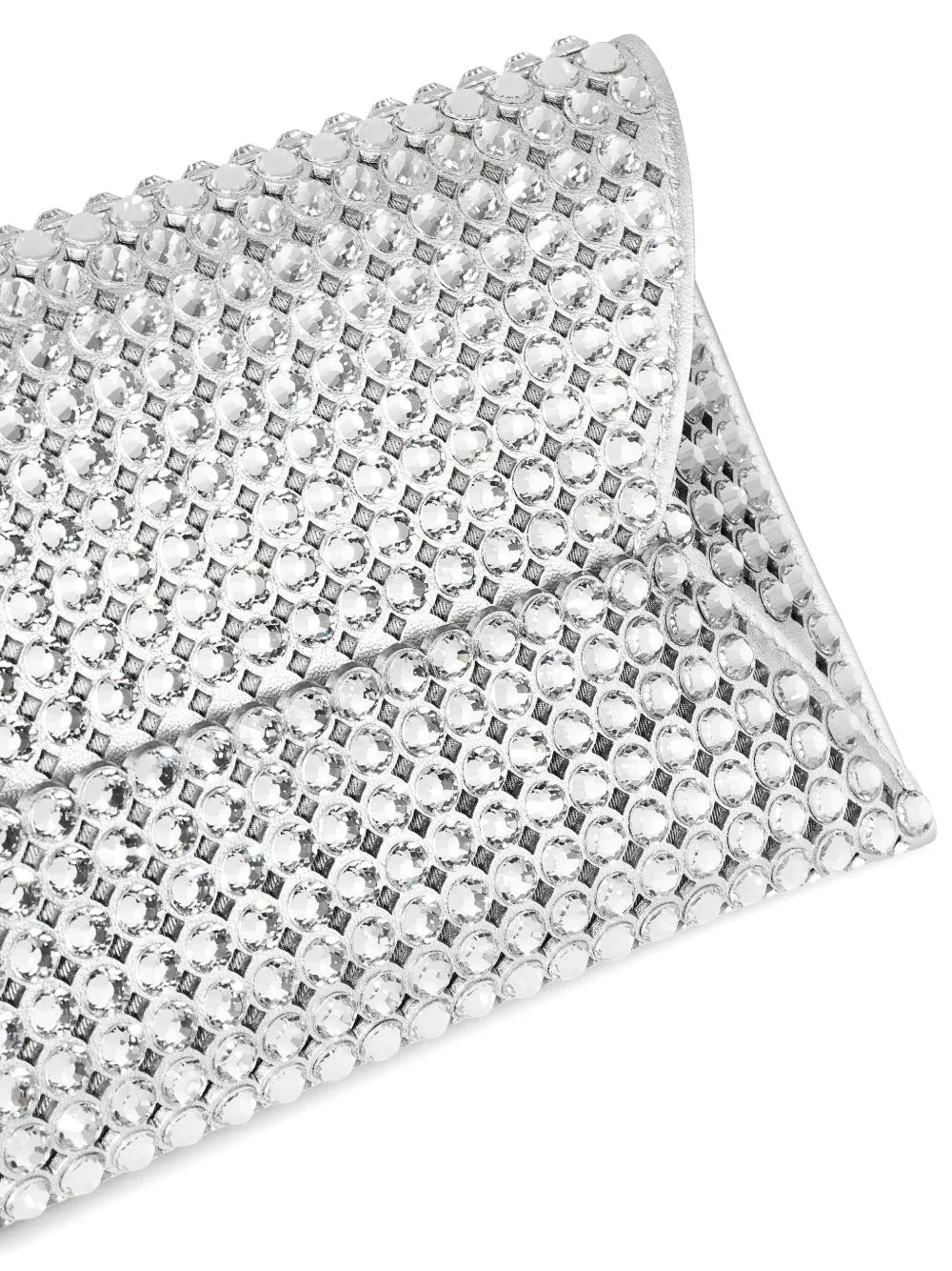 AquazzuraTequila crystal-embellished clutch bag