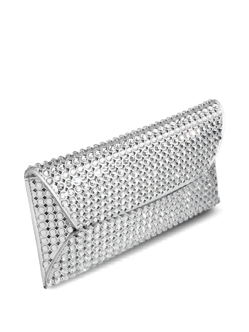 AquazzuraTequila crystal-embellished clutch bag