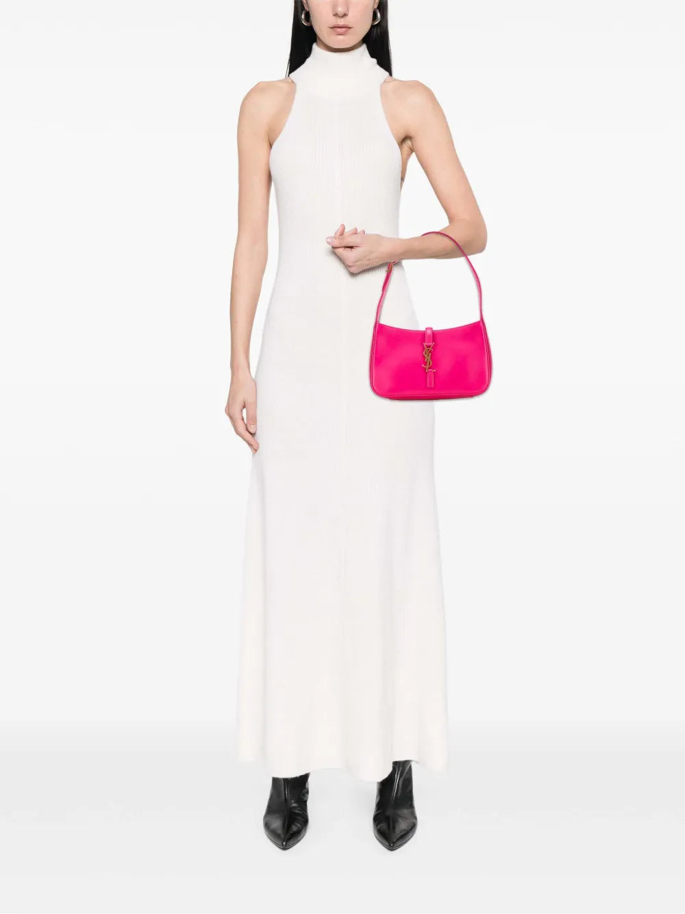 Pre-OwnedSaint Laurent Pre-Owned2021 Smooth Leather Le 5 a 7 shoulder bag