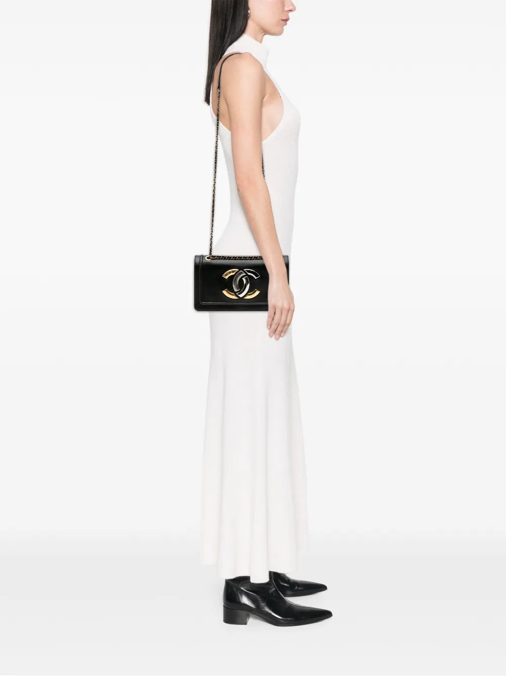 Pre-OwnedCHANEL Pre-Owned2016-2017 Lambskin CC Antico Flap crossbody bag
