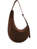 Aesther Ekmesuede crescent tote bag