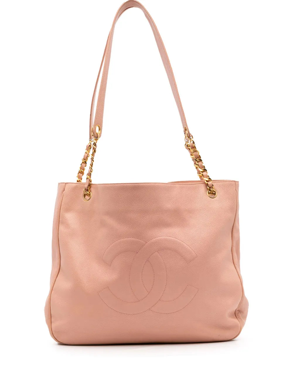 Pre-OwnedCHANEL Pre-Owned1994-1996 CC Caviar Chain tote bag