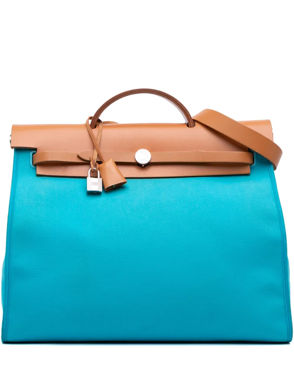 Pre-OwnedHermre-Owned2013 Toile Herbag Zip 39 satchel