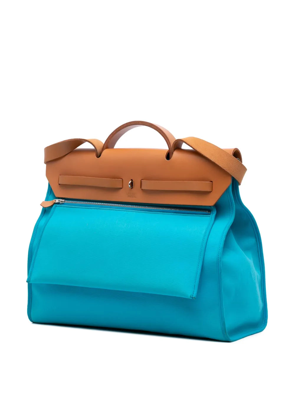 Pre-OwnedHermre-Owned2013 Toile Herbag Zip 39 satchel