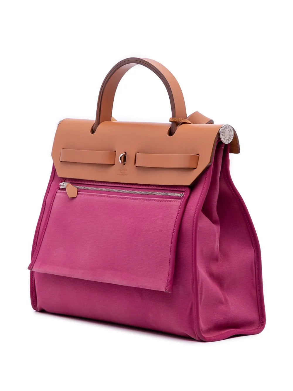 Pre-OwnedHermre-Owned2012 Toile Herbag Zip 31 satchel