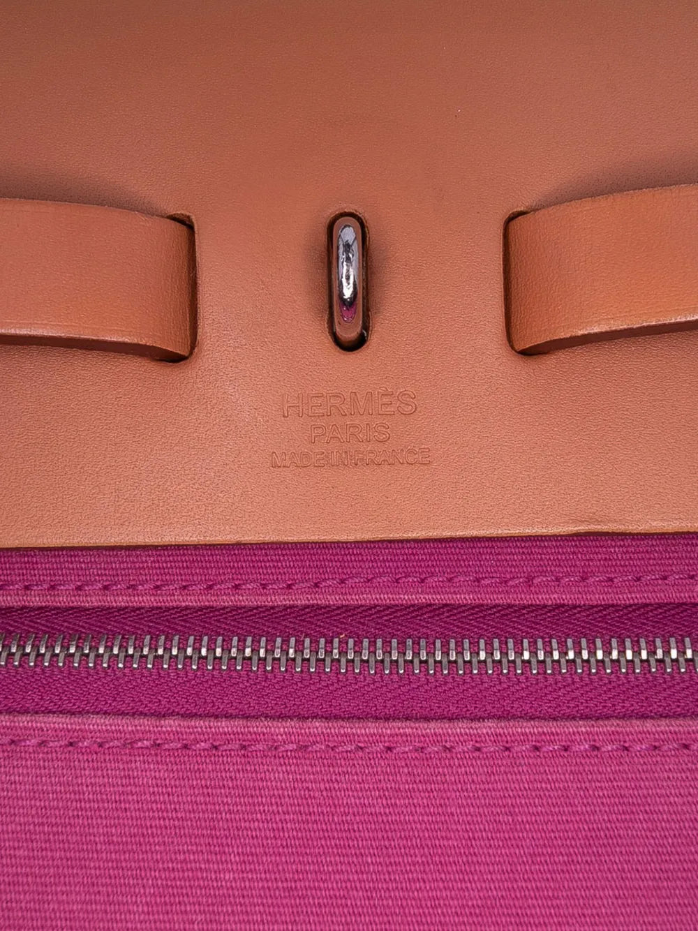 Pre-OwnedHermre-Owned2012 Toile Herbag Zip 31 satchel