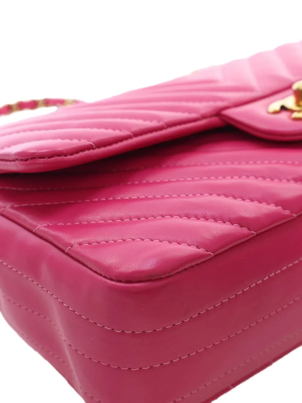Pre-OwnedCHANEL Pre-Owned2015-2016 Medium Classic Chevron Lambskin Double Flap shoulder bag