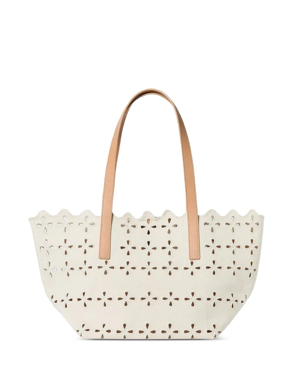 Loeffler RandallEaston flower-cut scalloped shoulder bag