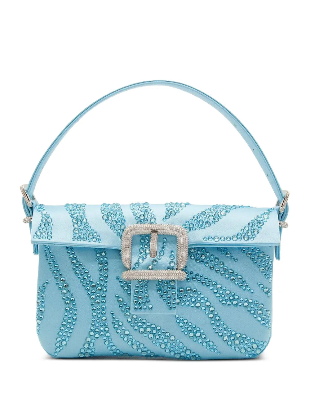 Gedebemini Habibi crystal-embellished buckle tote bag