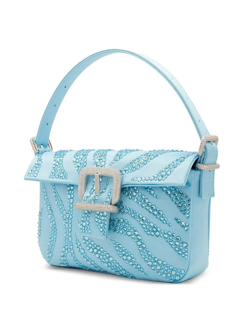 Gedebemini Habibi crystal-embellished buckle tote bag