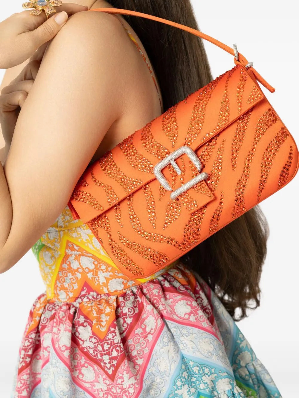 GedebeHabibi crystal-embellished tote bag