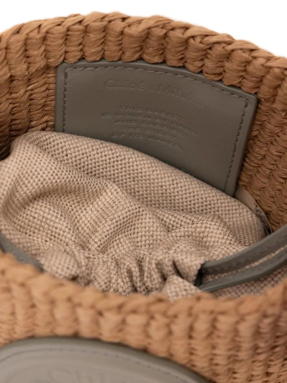 ChloéxMifuko small Horse Medal bucket bag