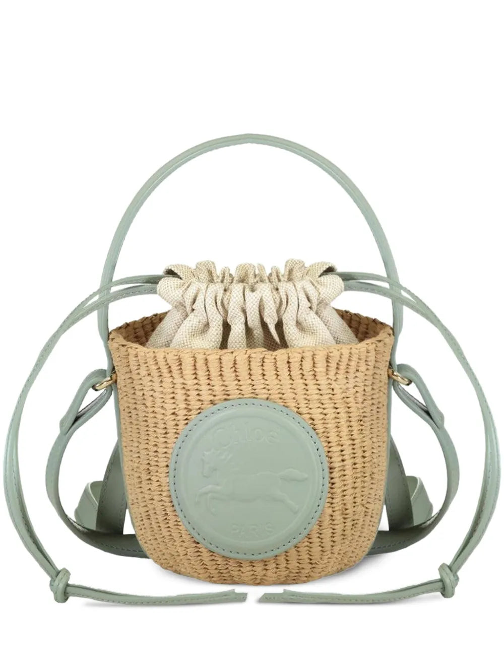 ChloéxMifuko small Horse Medal bucket bag