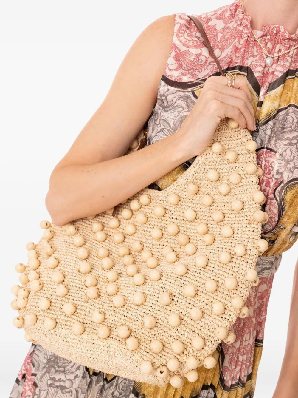 PoolsideThe Brighton beaded tote bag