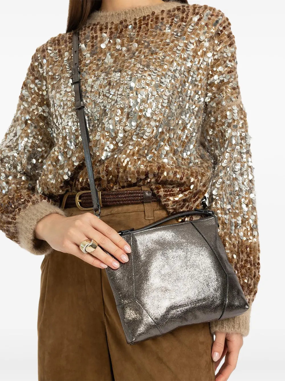 Brunello Cucinellismall leather tote bag