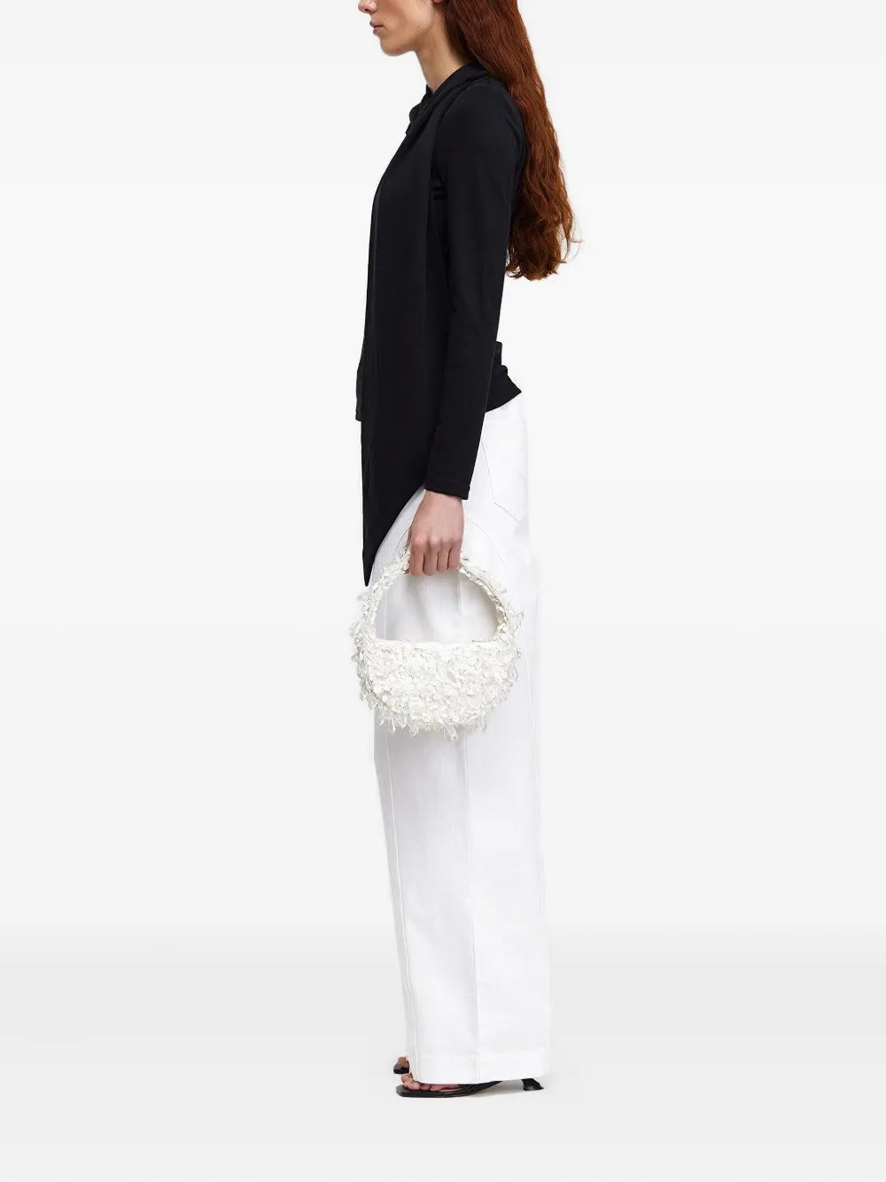 AclerBirch crystal-embellished tote bag