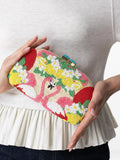 SERPUIMia Flamingo clutch bag