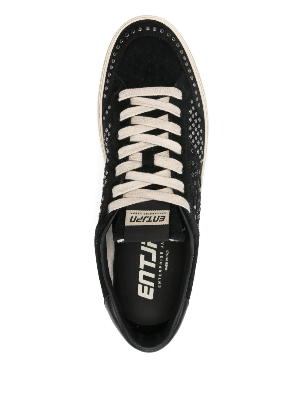 Enterprise Japan Studded Suede Low-Top Sneakers